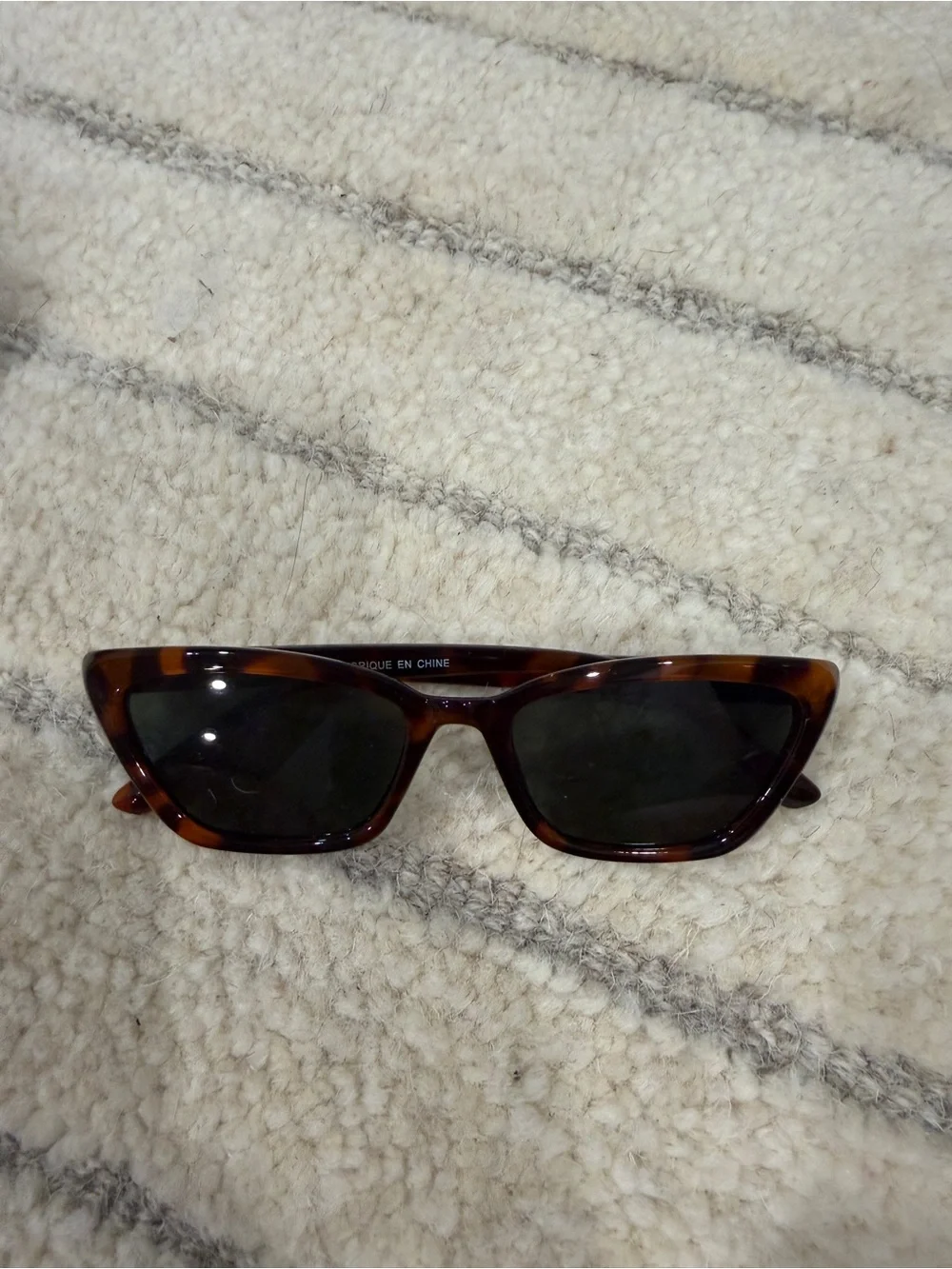 Jason Wu Tortoiseshell Cat Eye Sunglasses with Dark Lenses